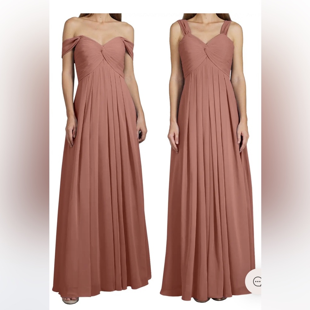 Azazie Kaitlyn in Cedar Rose